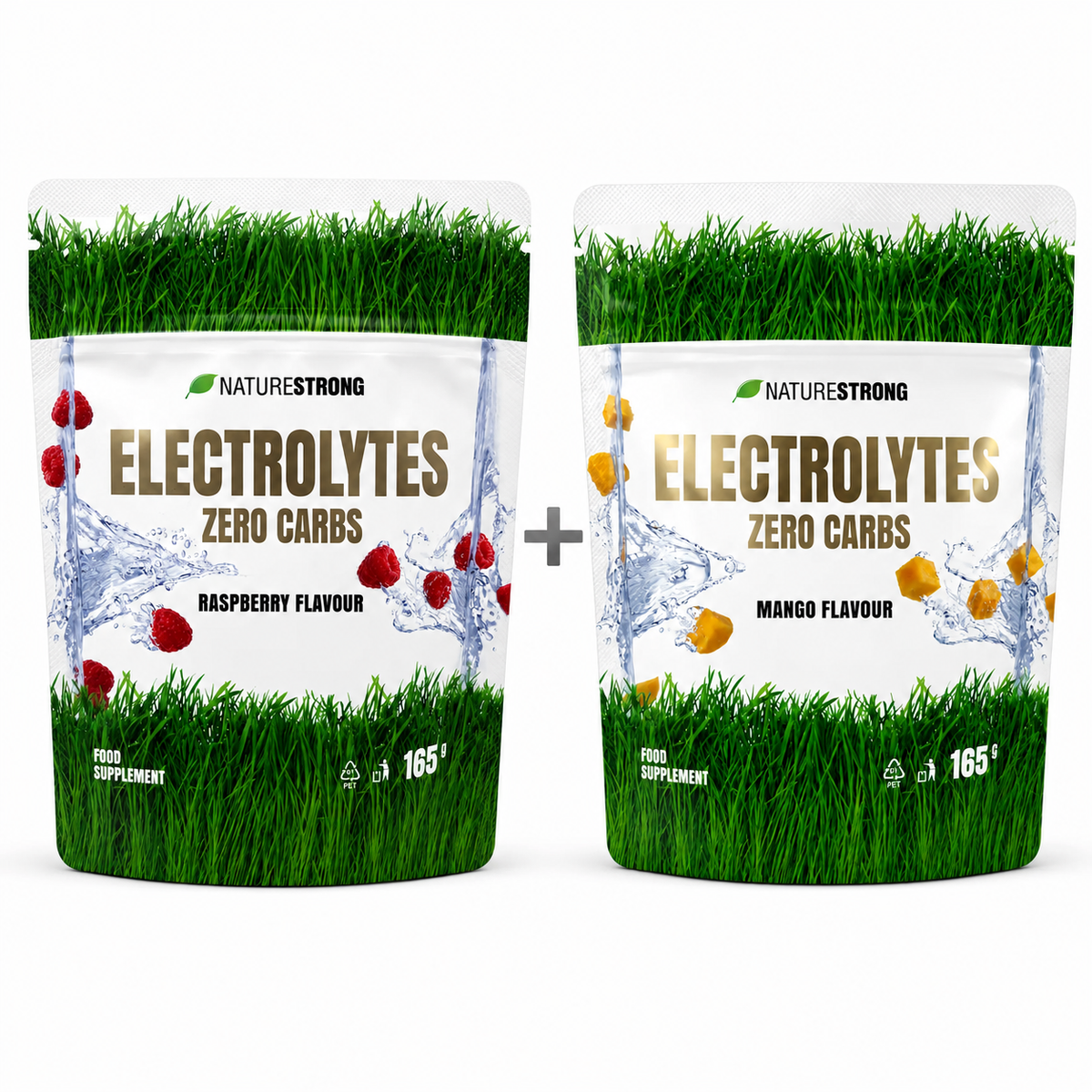 1+1 NatureStrong Electrolytes Zero Carbs – Mango, 30 porcji Elektrolity