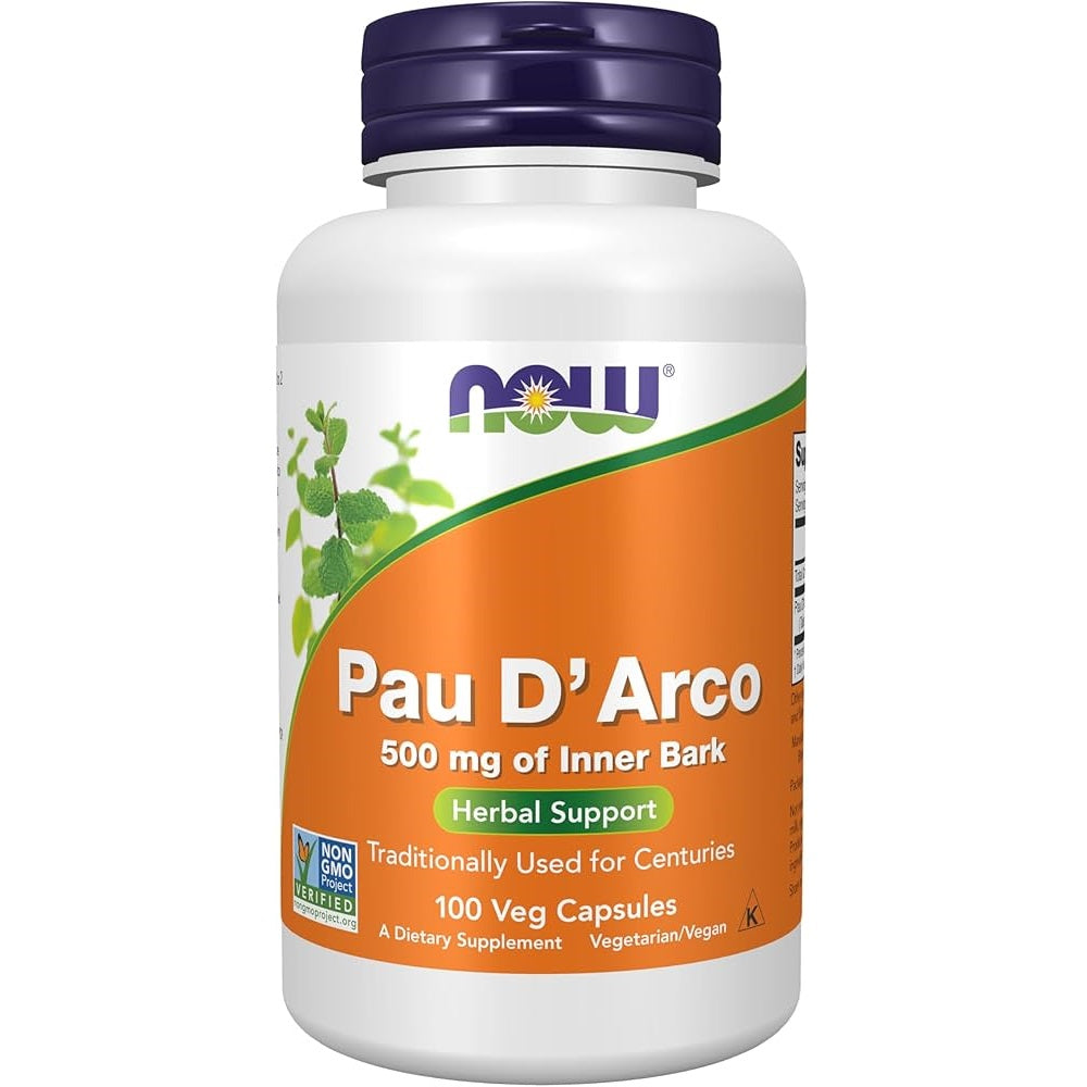NOW Foods Pau D’Arco 500 mg 100 kaps.