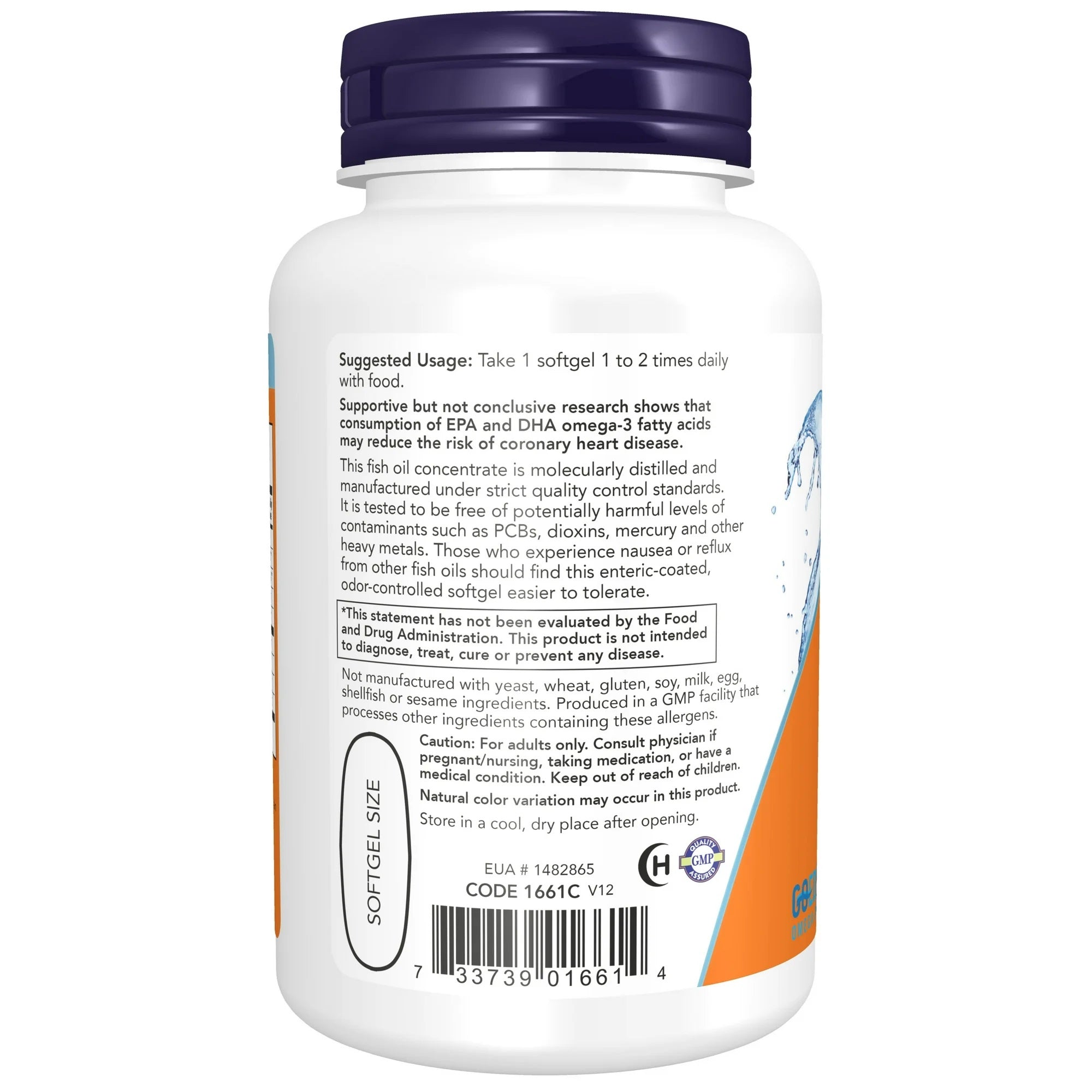 Now Foods Ultra Omega-3, 500 EPA / 250 DHA, 90 capsules