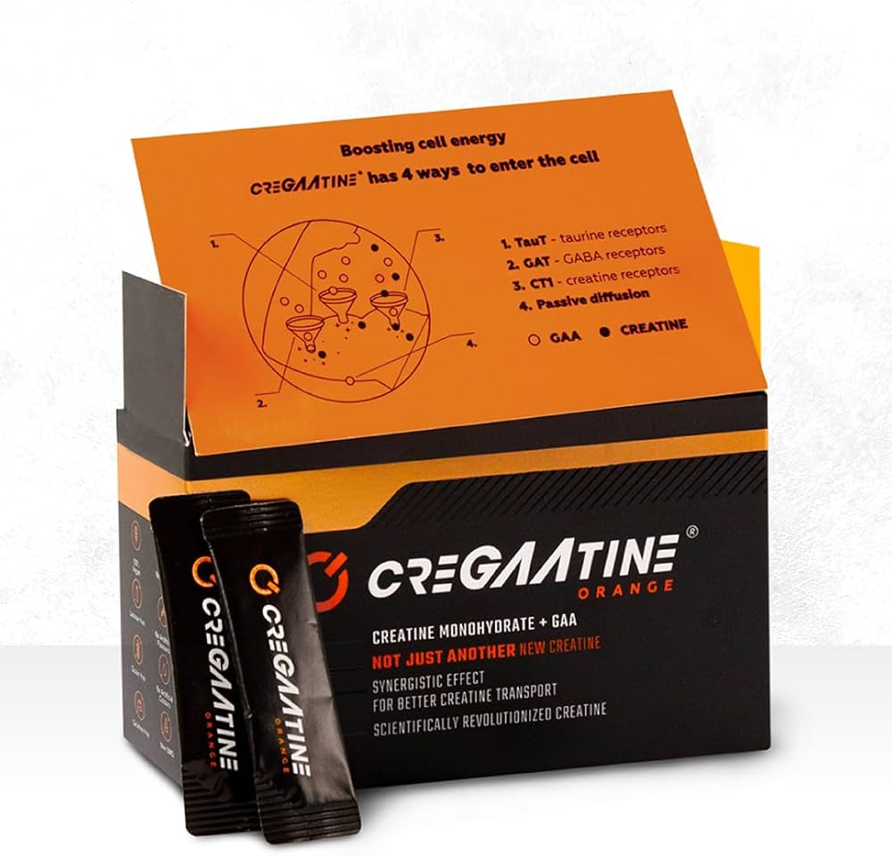 Nutricamed CreGAAtine, 60 saszetek – mikronizowany monohydrat kreatyny + GAA