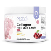 Osavi kolageno peptidai plaukams, odai ir nagams, vyšnių skonio – 150 g