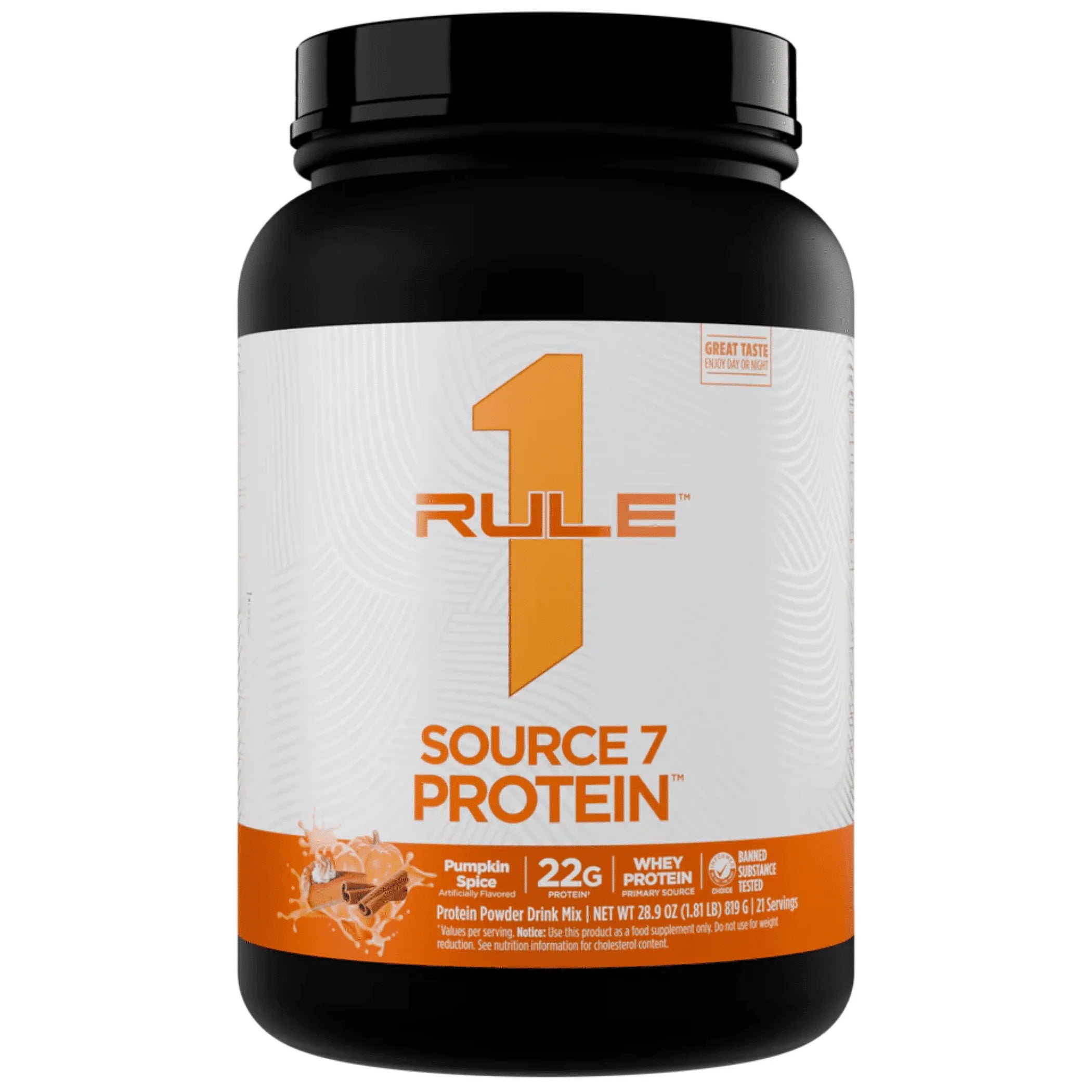 Rule One Source7 Protein, 809–920 g – dostępny na miejscu