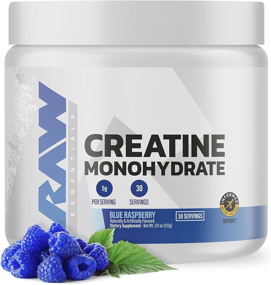 Raw Nutrition kreatino monohidratas - 201 - 213 grams