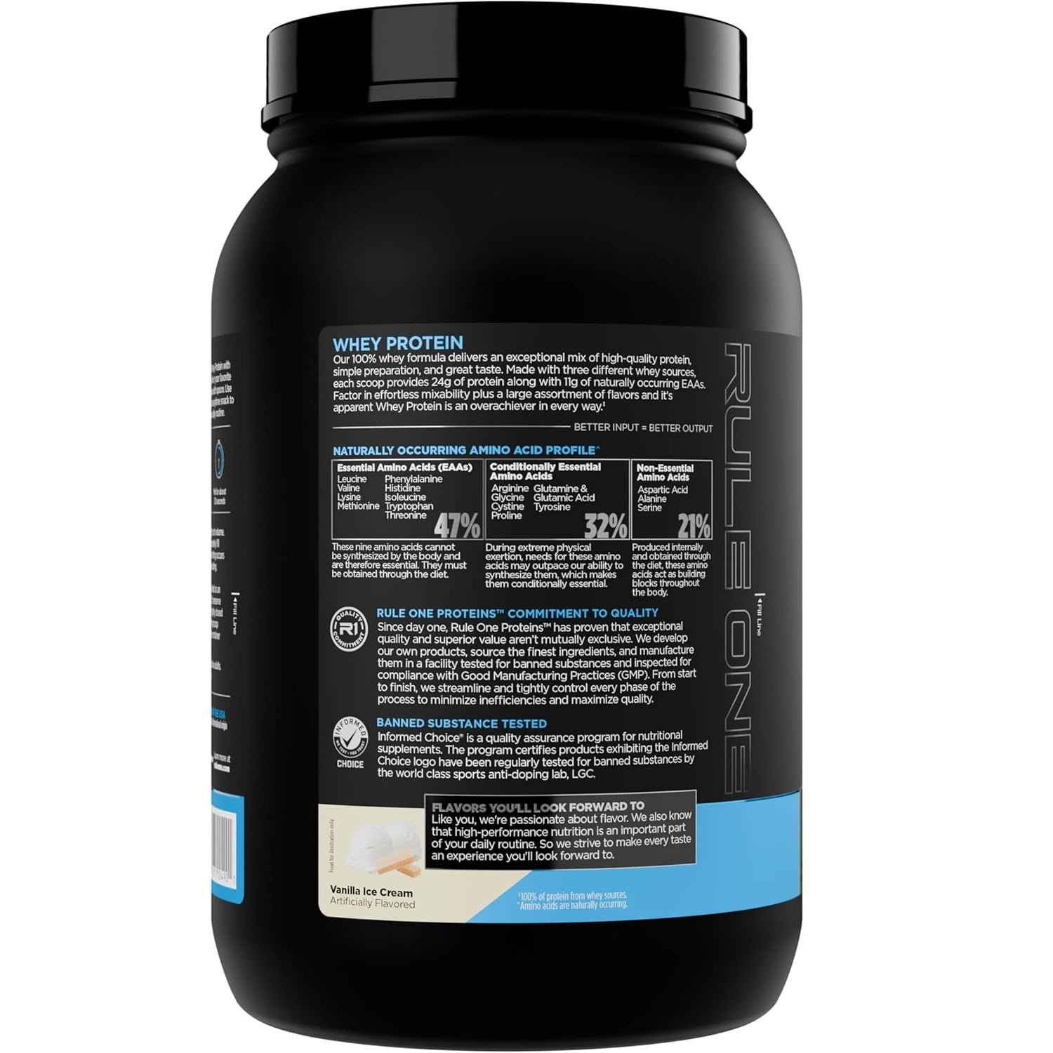Rule One R1 Whey Blend – 878–918 g