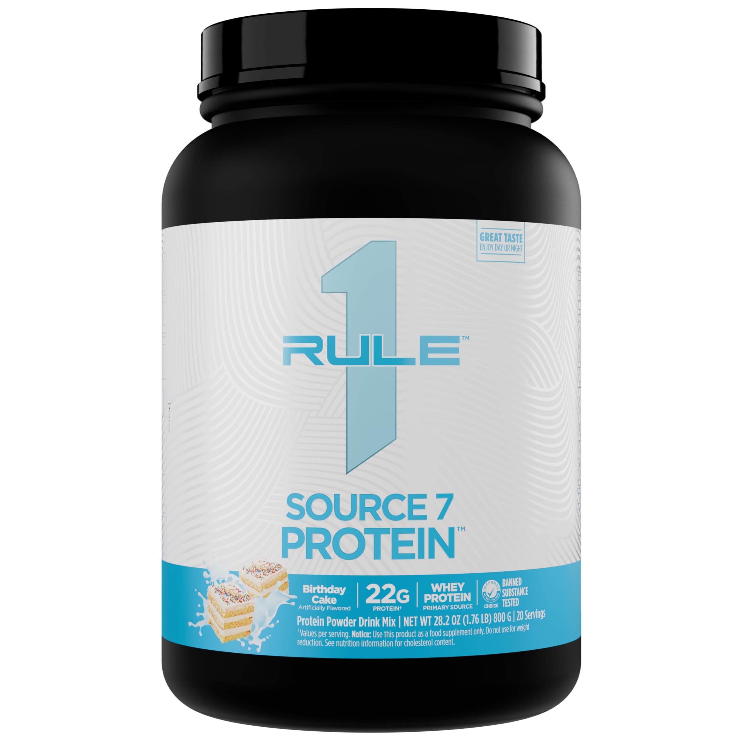 Rule One Source7 Protein, 809–920 g – dostępny na miejscu
