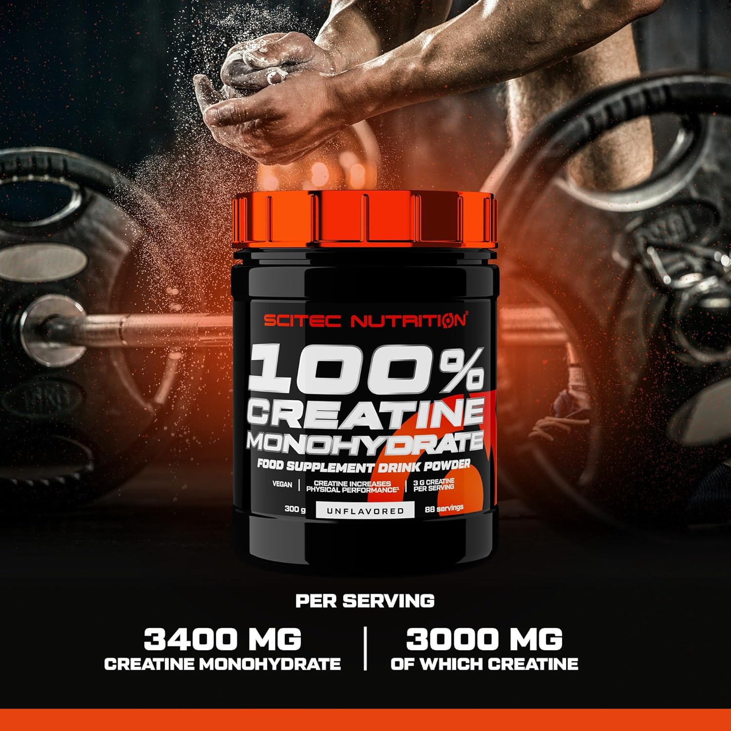 Scitec 100% Creatine Monohydrate 300 g.