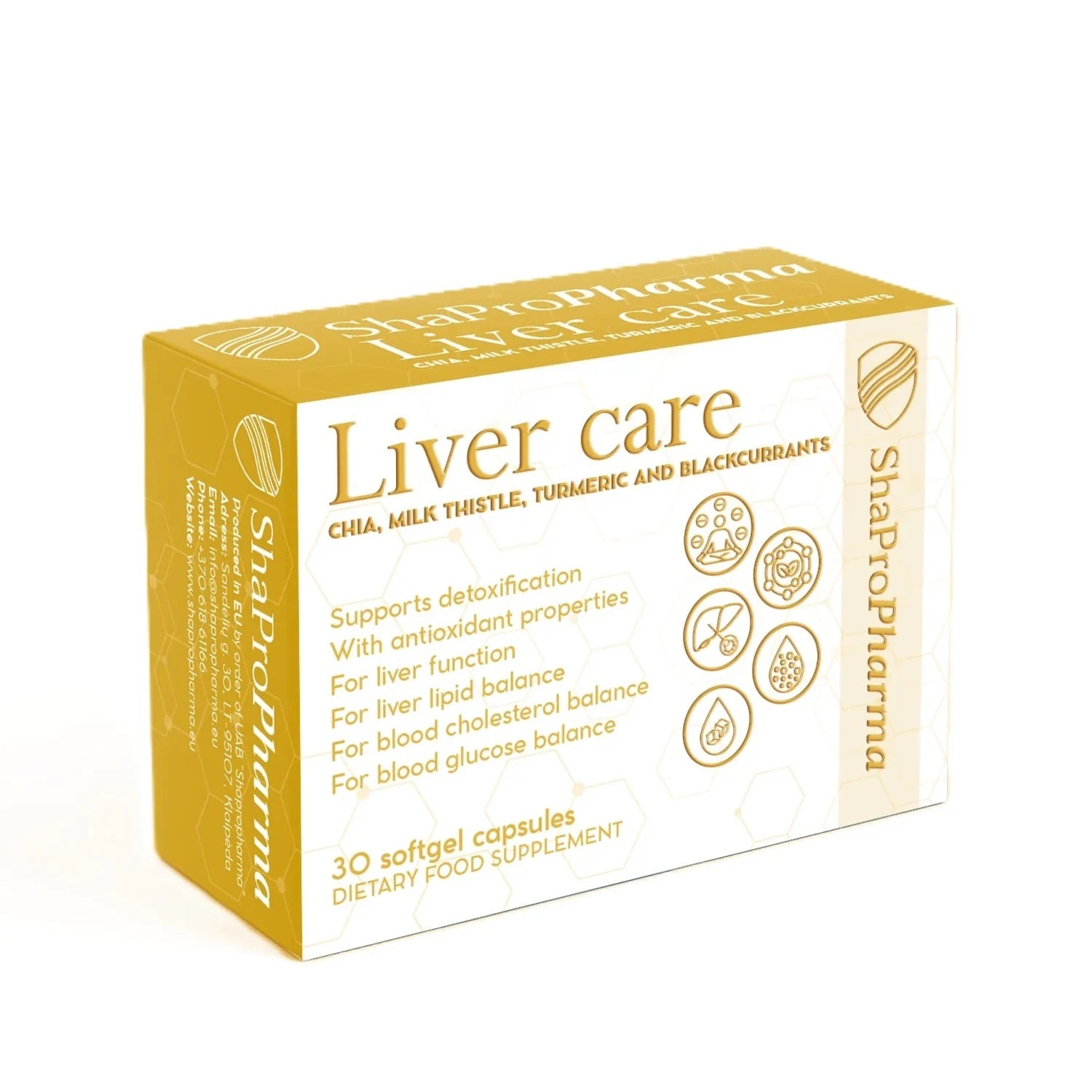 Shapropharma Liver Care 30 kapsułek miękkich