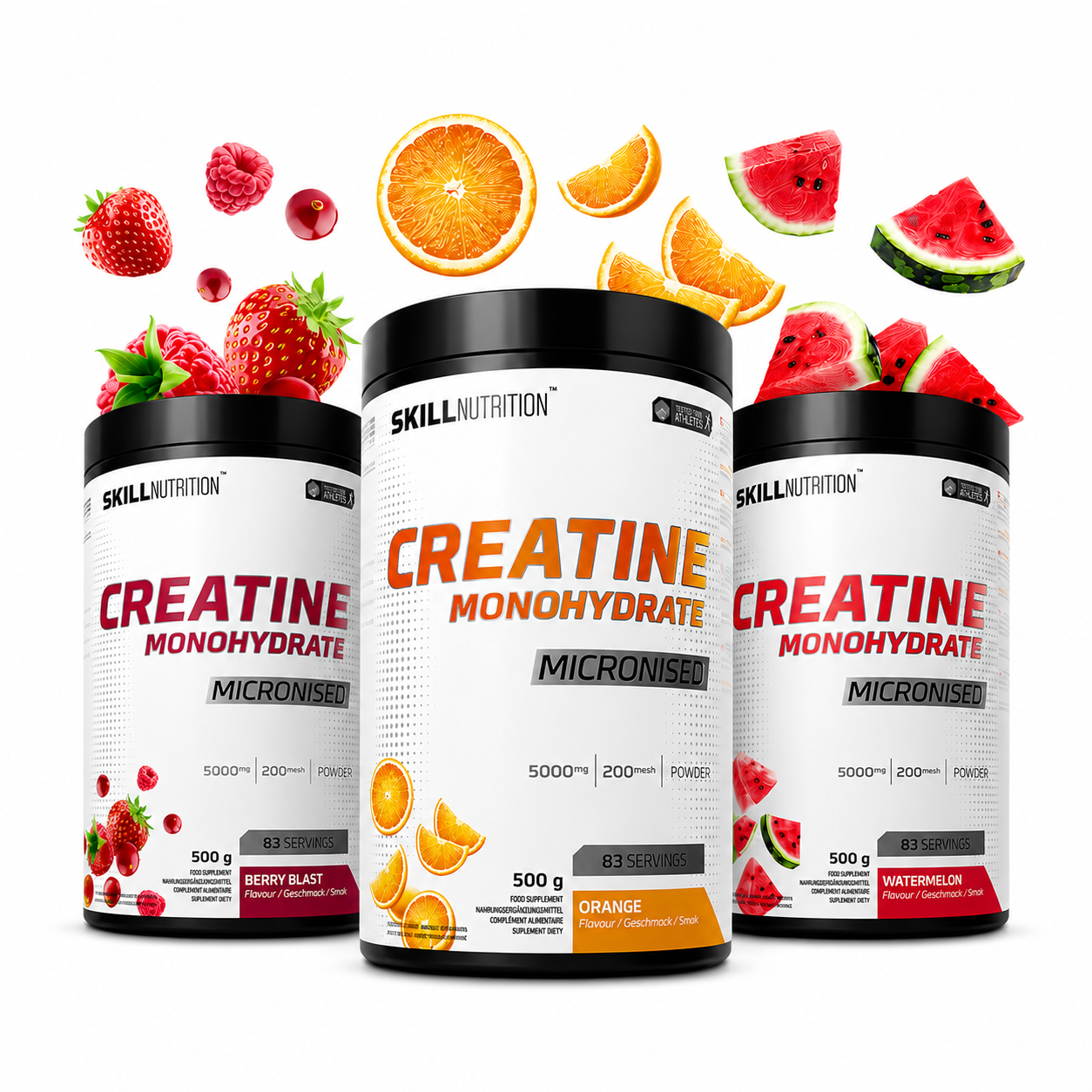 Skill Nutrition Mikronizowany monohydrat kreatyny – 500 gramów