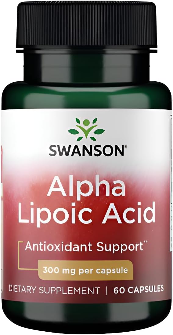 Swanson kwas alfa-liponowy ALA 300 mg 60 kaps.