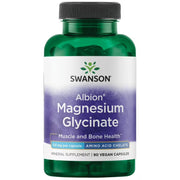 Swanson Chelated Magnesium 90 kapsułek | Magnez bisglicynian