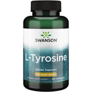 Swanson L-Tyrosine 500 mg, 100 kapsułek
