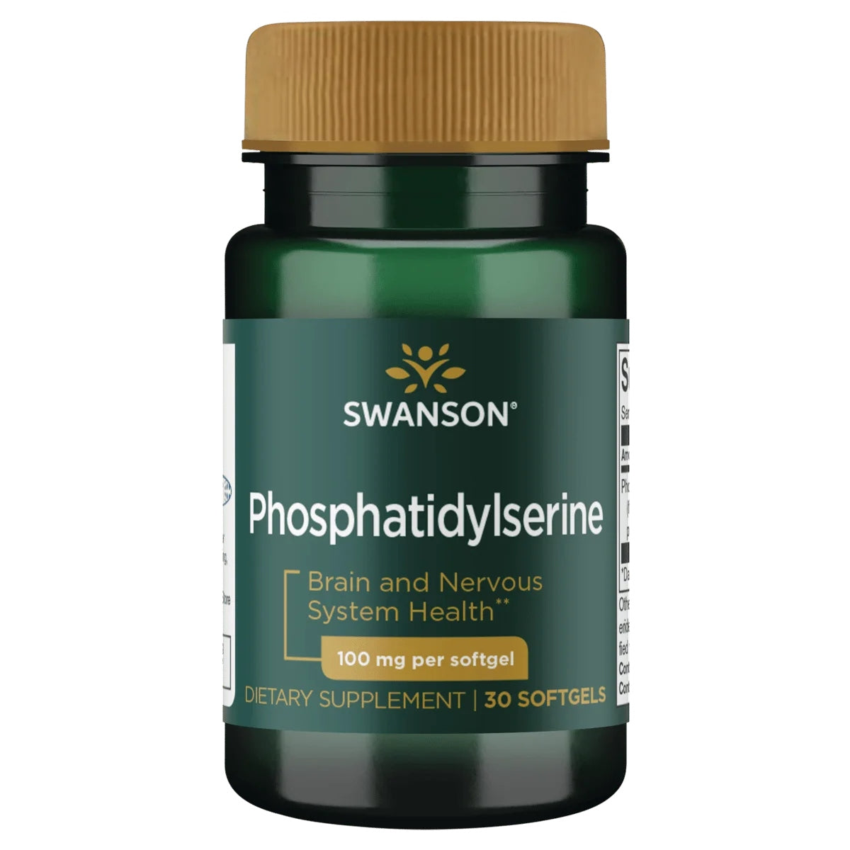 Swanson Fosfatydyloseryna 100 mg – 30 kapsułek miękkich