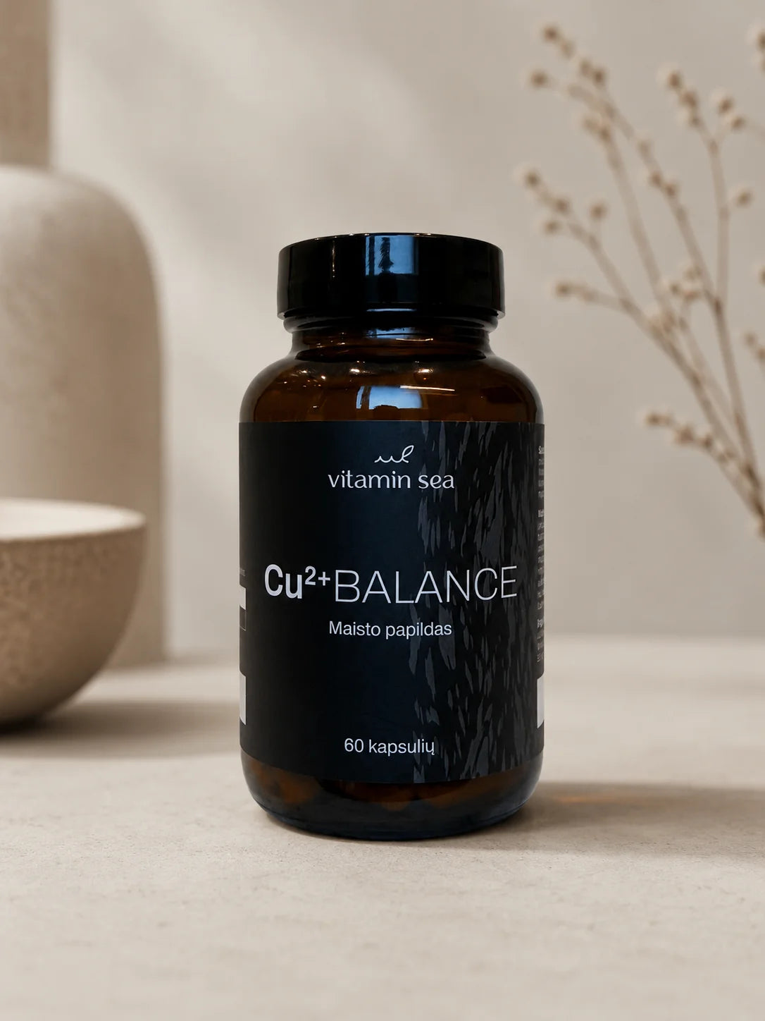 Vitamin Sea Cu²⁺ BALANCE bisglicynian miedzi, 60 kapsułek