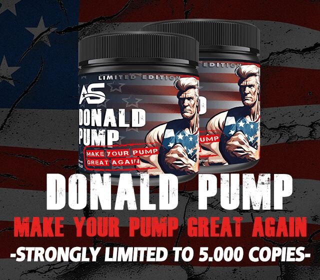 American Supps Donald Pump, American Peach-Ice Tea - 510 grams akcija