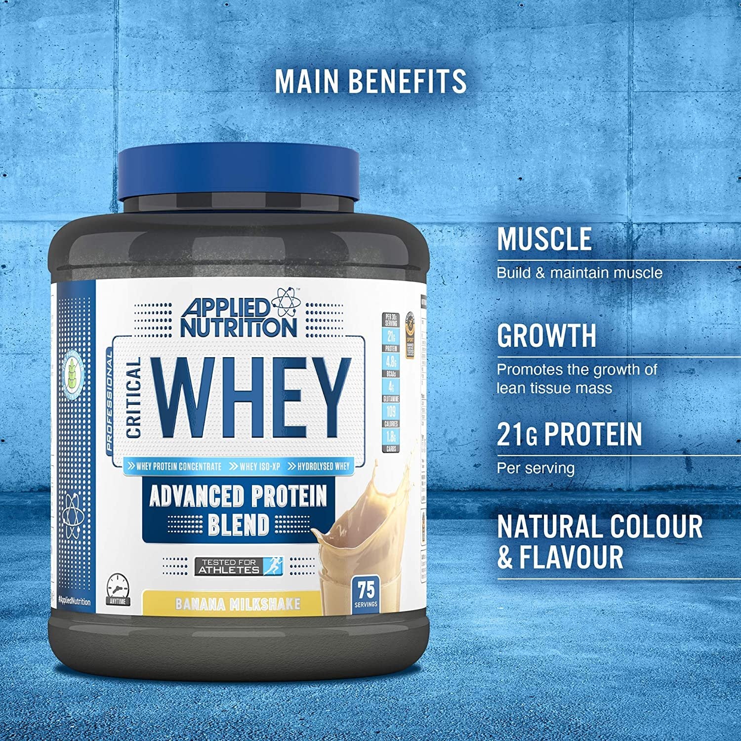 Applied Nutrition Critical Whey - 2270 grams nauda