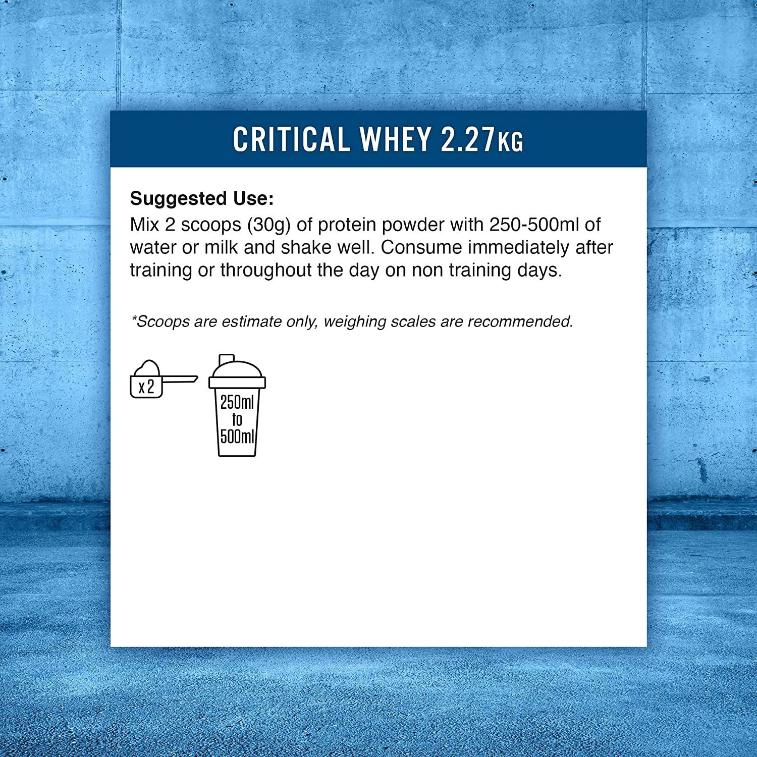 Applied Nutrition Critical Whey - 2270 grams vartojimas