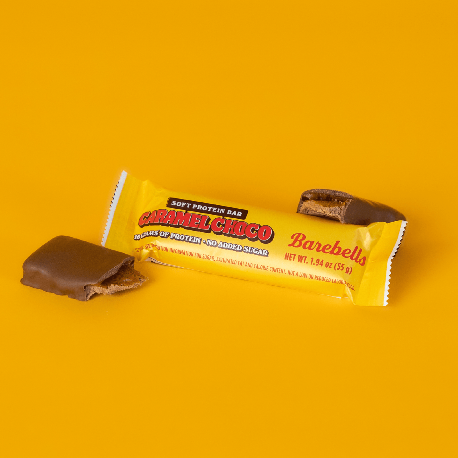 Barebells Caramel Choco Soft Protein Bar 55g banner