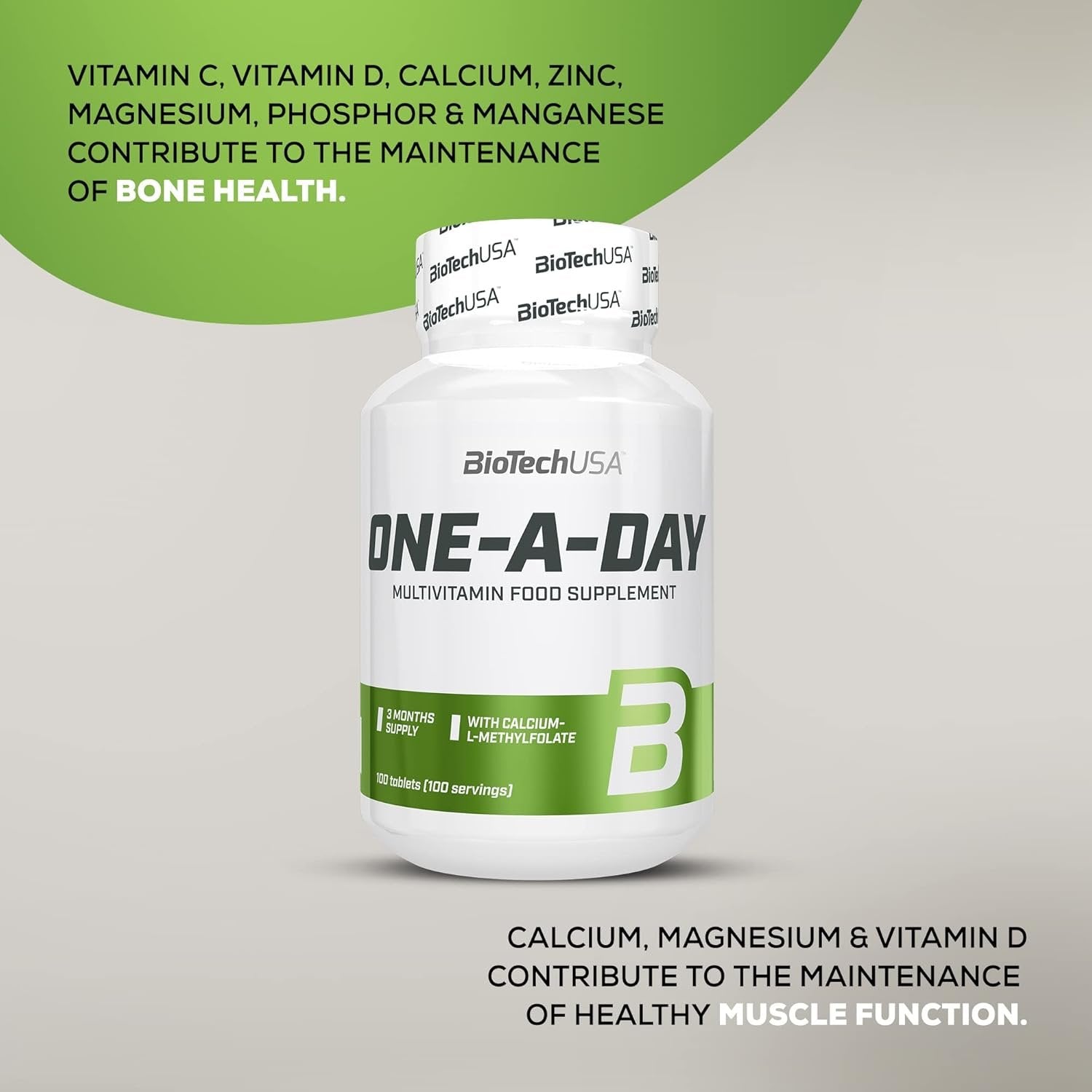 BioTech One-a-day 100 tab. action