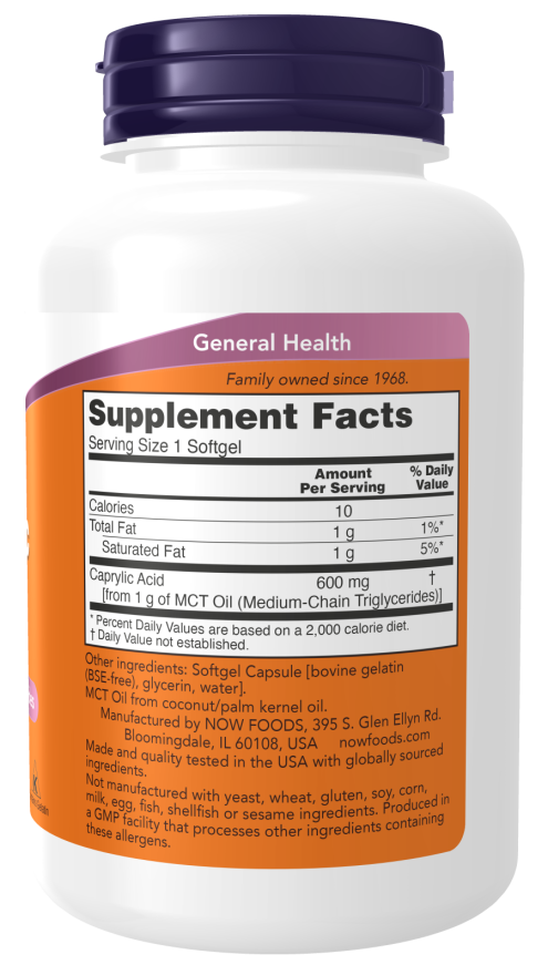 Caprylic Acid 600 mg Softgels akcija