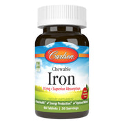 Price of Carlson Labs Chewable Iron, 30mg Strawberry - 60 tablets
