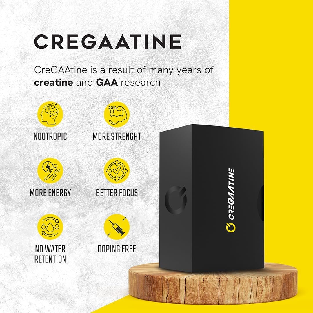 CreGAAtine 60 pack. Creatine benefitai