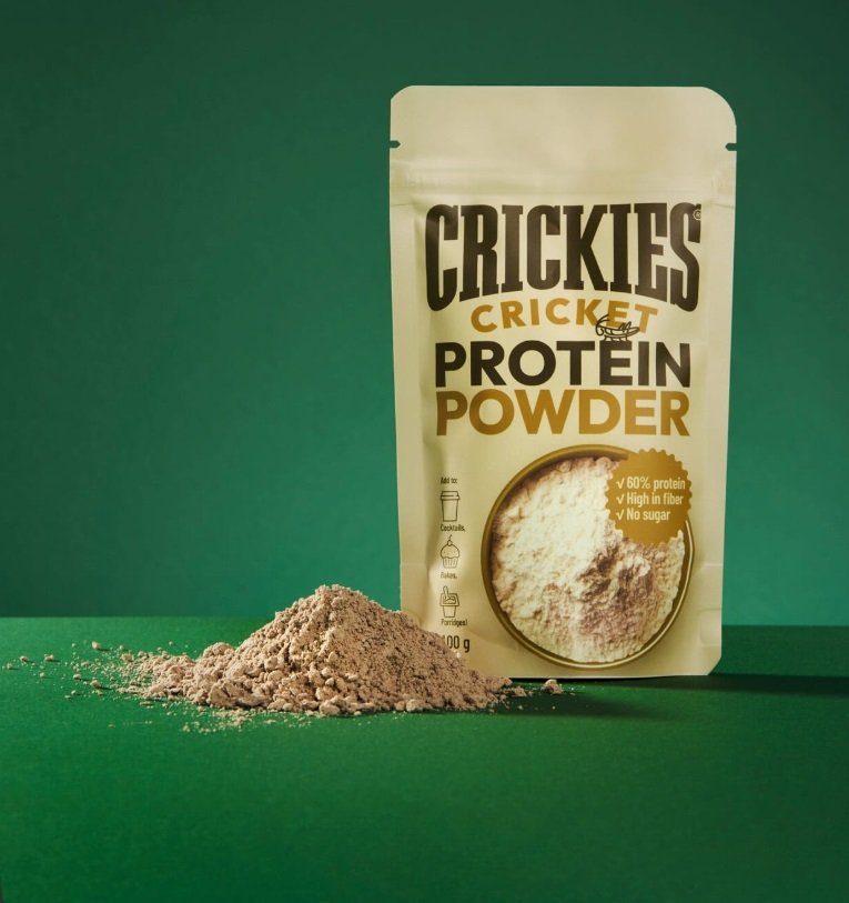 CRICKIES dried cricket protein flour - 100 g banner