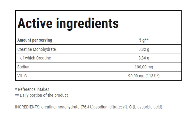 TREC Nutrition Creatine 100% 300g sudetis