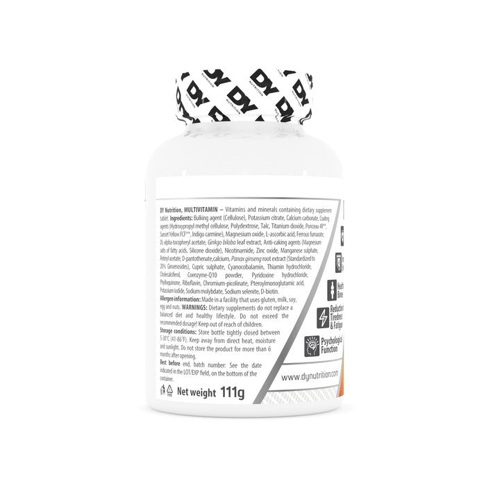 Dorian Yates Nutrition multivitaminų kompleksas, 60 tabl. aprasymas