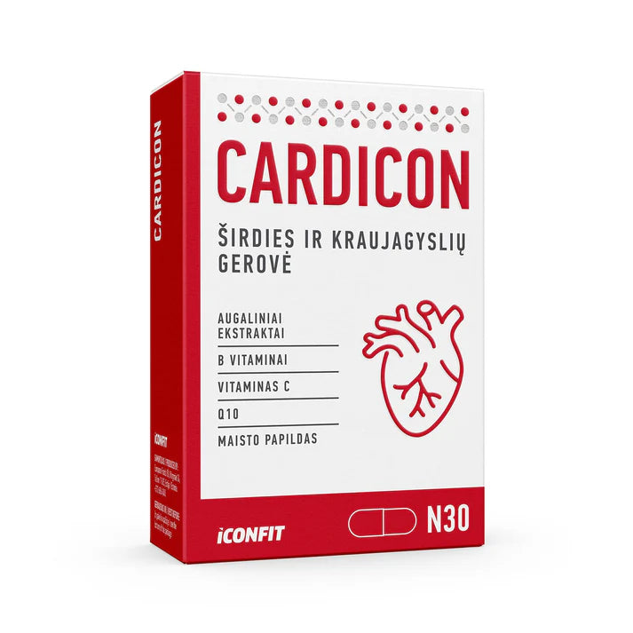 ICONFIT Cardicon - Cardiovascular health, price of 30 caps