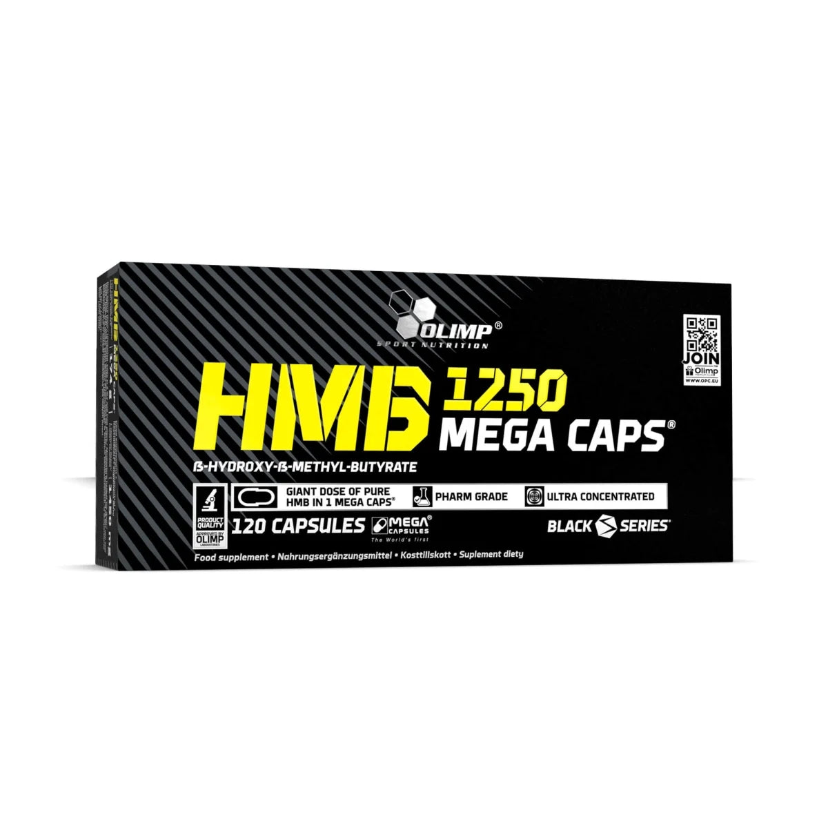 OLIMP HMB 1250 Mega Caps® – 120 kapsulių kaina