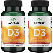 2x Swanson Vitamin D3 Highest Potency 5,000 IU (125 mcg) 250 Softgels price