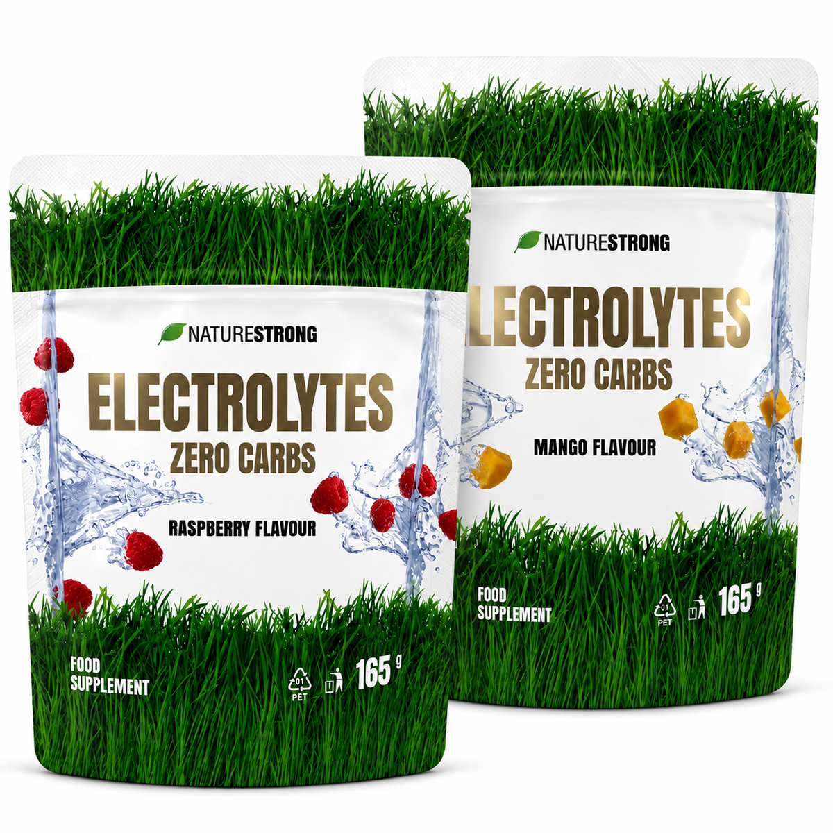 1+1 NatureStrong Electrolytes Zero Carbs – Mango, 30 porcji Elektrolity