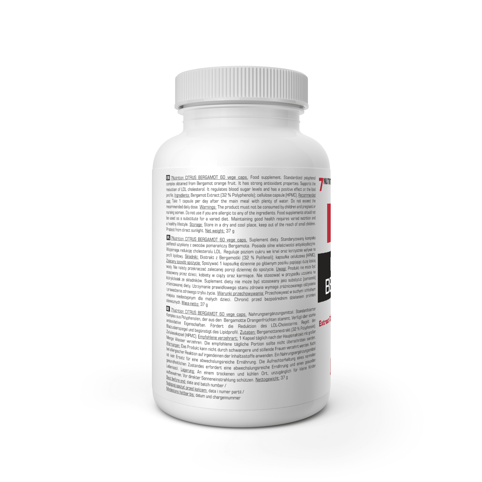 7Nutrition Citrus Bergamot 60 vege caps