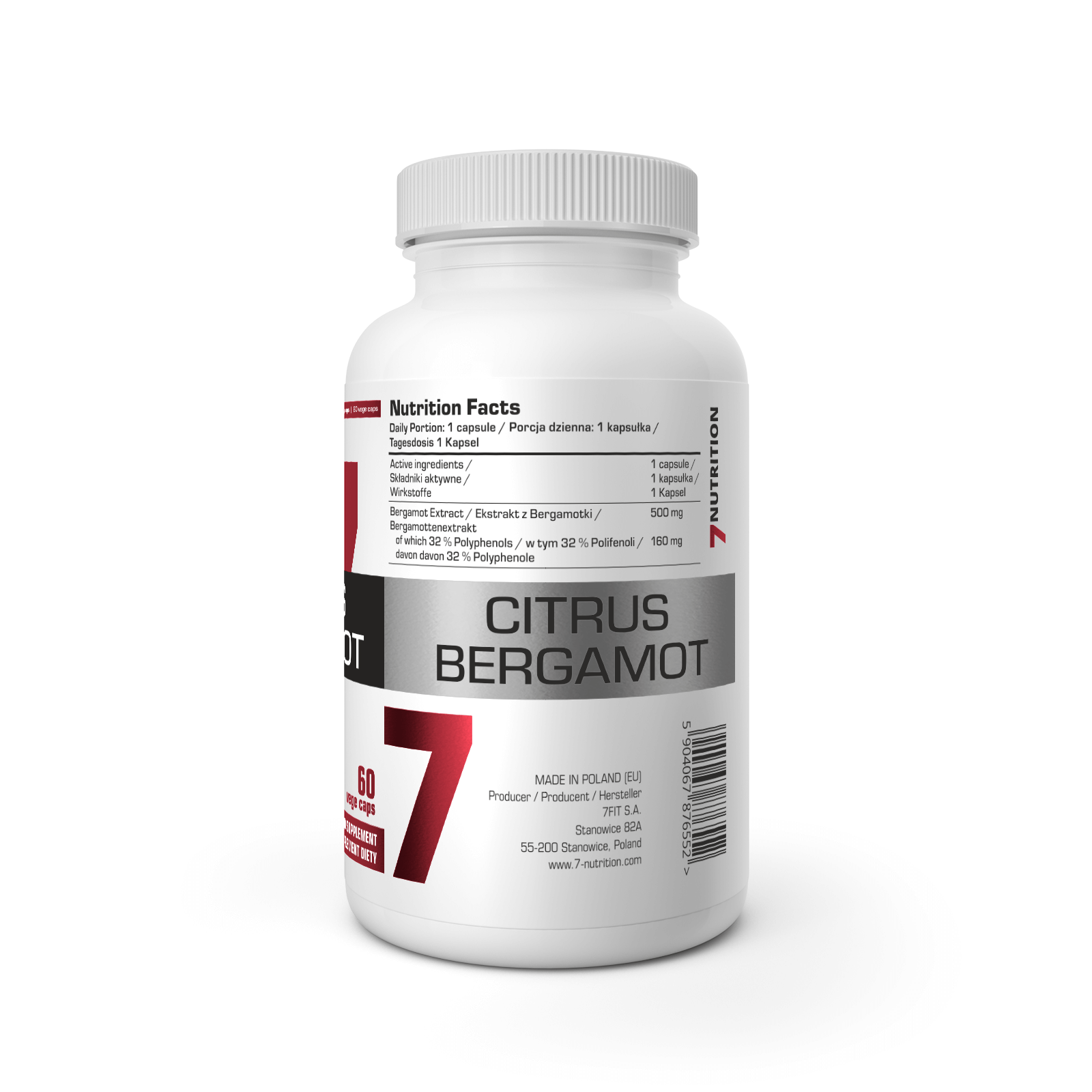 7Nutrition Citrus Bergamot 60 vege caps