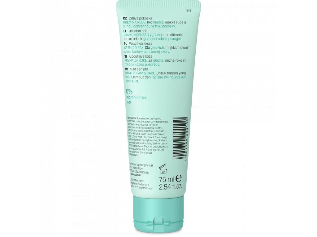 Eubos Sensitive Hand Repair & Care Cream 75 ml sudetis