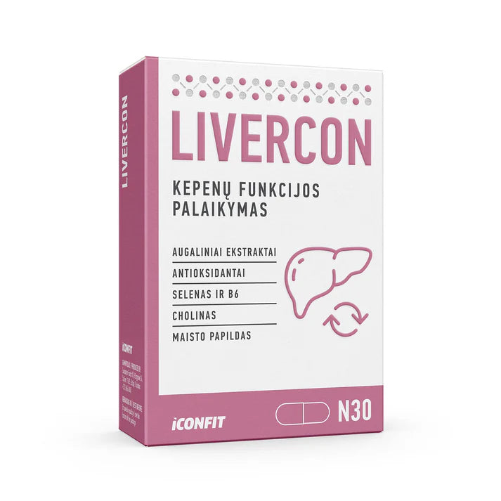 ICONFIT Livercon - Liver function support, 30 caps