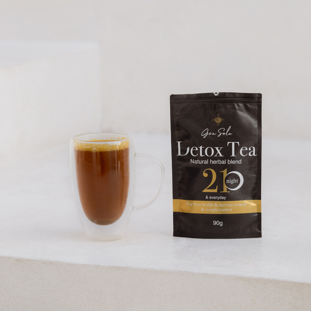 GraSole "DETOX TEA NIGHT" - Evening functional herbal tea (90 g) banner
