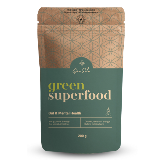 GraSole GREEN SUPERFOOD – superfood mixture, price of 200 g