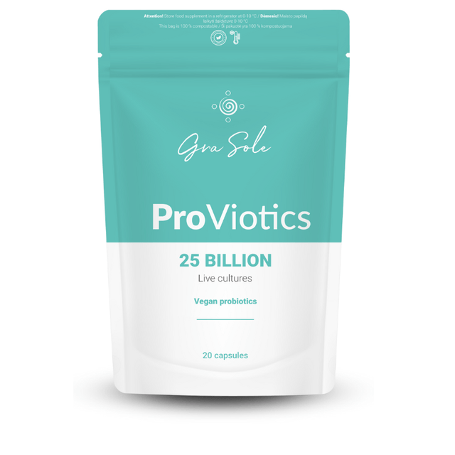 GraSole ProViotics - 25 billion PLANT-BASED LIVING BACTERIA 20 caps price