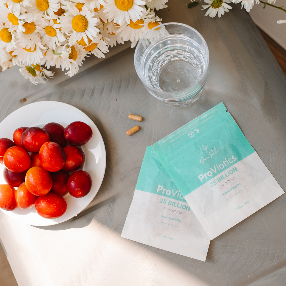 GraSole ProViotics - 25 billion PLANT-BASED LIVING BACTERIA 20 caps for health