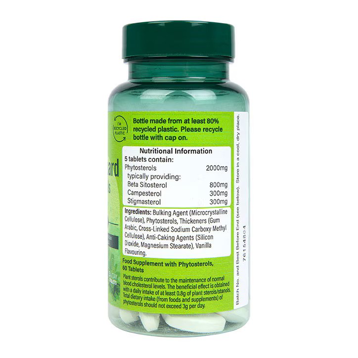 Holland & Barrett CholestaGuard Plant Sterols, 2000mg - 60 tablets composition