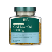 Price of Holland & Barrett High Strength Cod Liver Oil, 1000mg – 60 caps