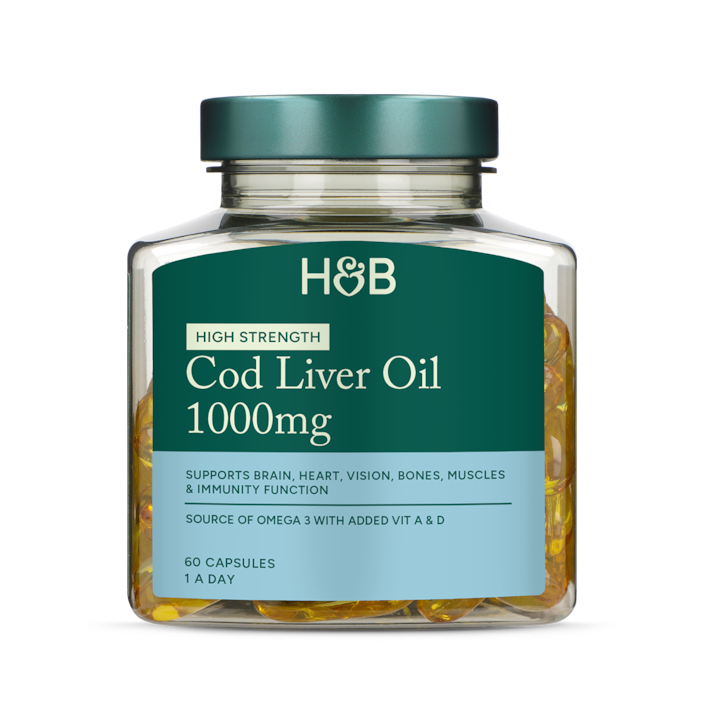 Price of Holland & Barrett High Strength Cod Liver Oil, 1000mg – 60 caps