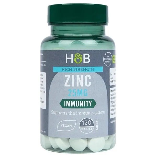 Price of Holland & Barrett High Strength Zinc, 25mg - 120 tablets
