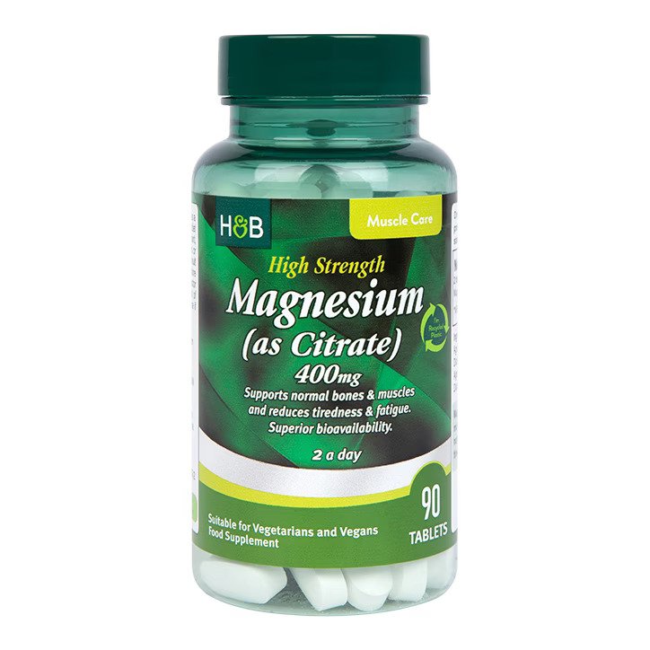 Holland & Barrett Magnesium Citrate 90 Tablets kaina