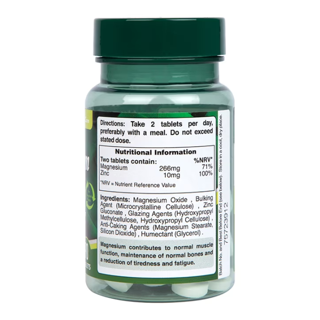 Holland & Barrett Magnesium with Zinc 100 tablets sudetis