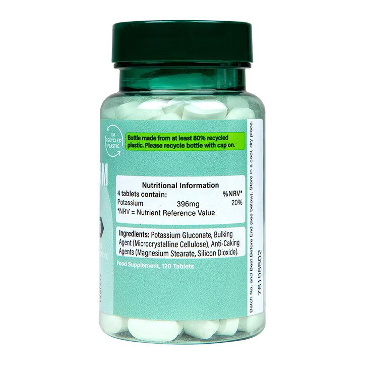 Holland & Barrett Potassium 120 Tablets pigu
