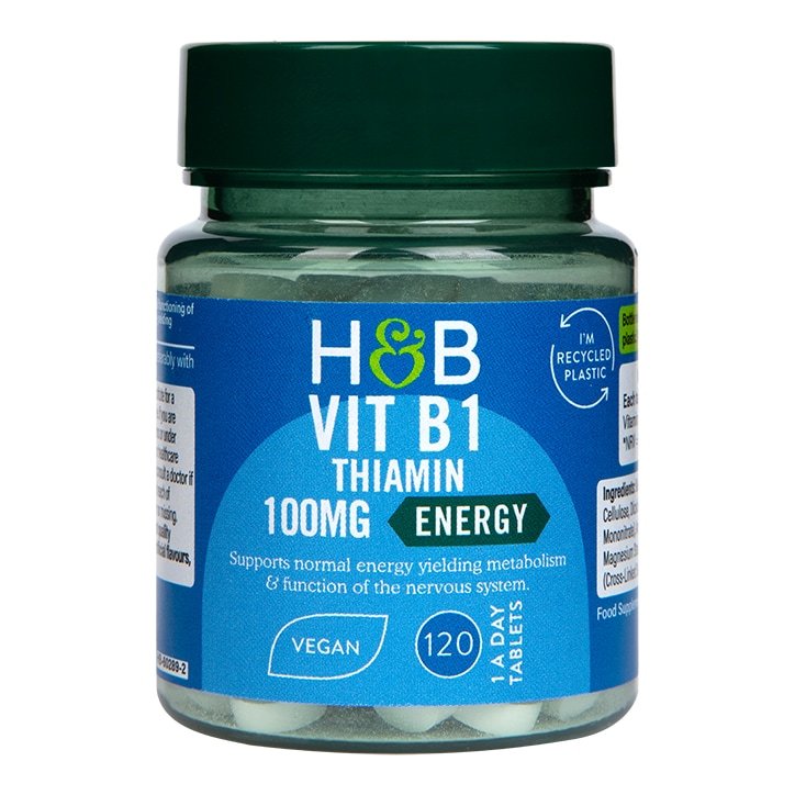 Holland & Barrett Vitamin B1 Thiamine 100mg, tablet price