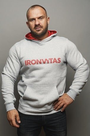 Ironvytas-hoodie-GreyRed