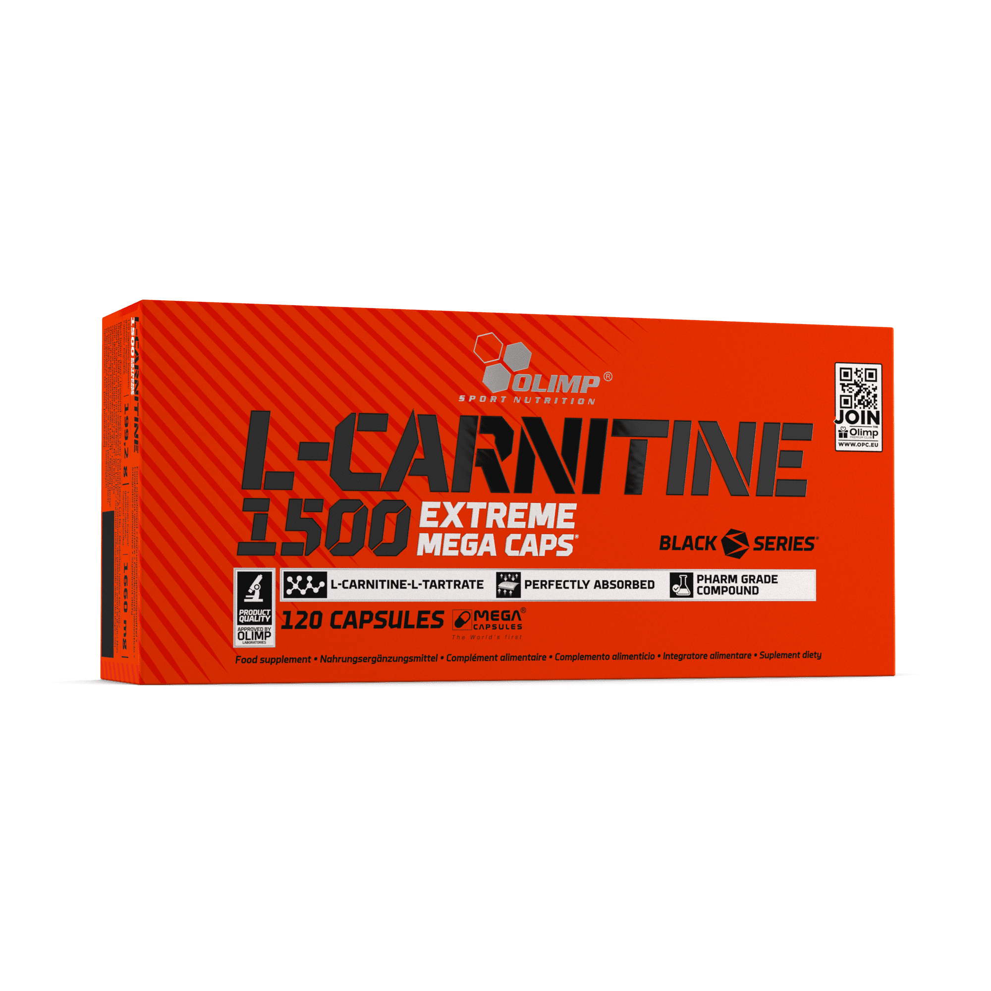 Olimp L-Carnitine 1500 Extreme Mega Caps – 120 Capsules